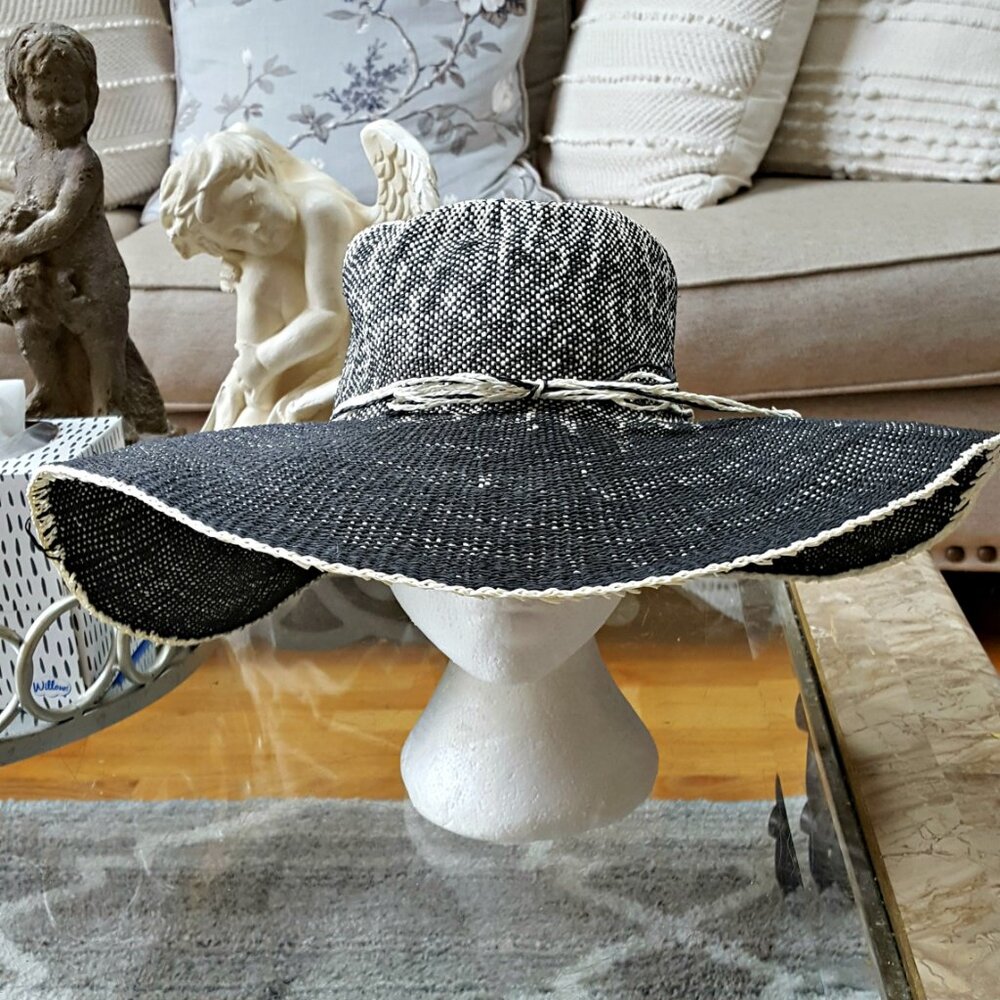 NWOT! BOHO Quagga GREEN LABEL Sun GARDEN HAT - Picture 5 of 5
